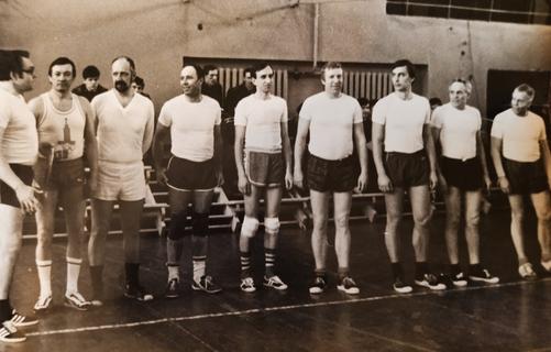 21 Спортивная команда по волейболу  МРТИ, 80-е годы